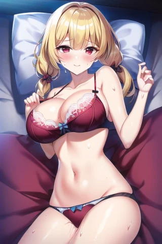 [NovelAI] Night, Highly detailed, Pussy, Illustration style, Lying down [Illustration]